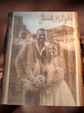 Custom Engraved Basswood 9" x 13" Rectangle Plaque - Large