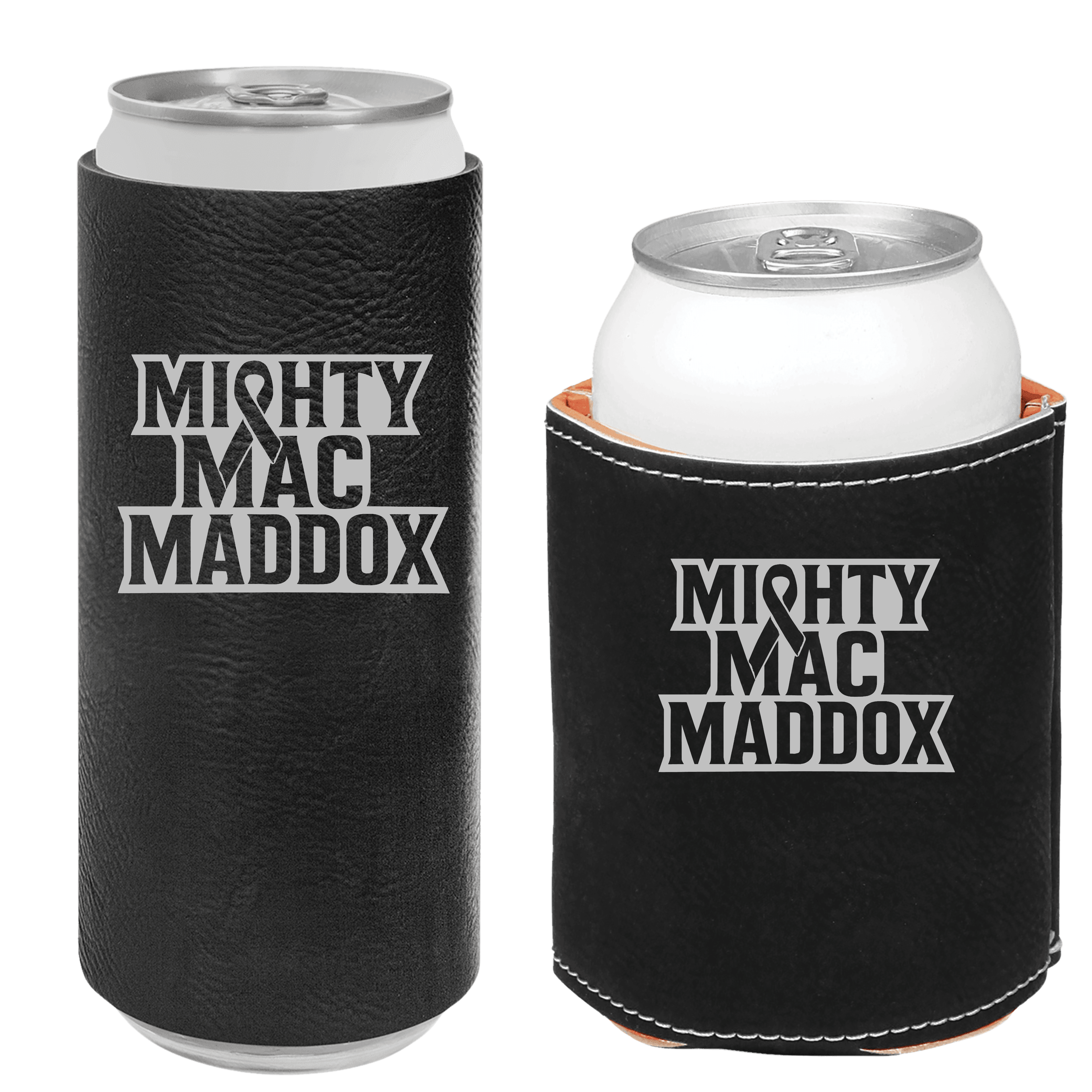 Leatherette 12 oz or Slim Can Koozies